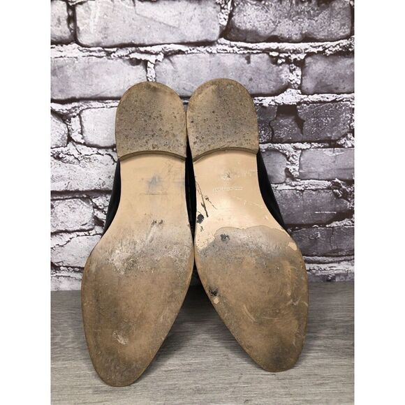 Everlane The Modern Black Leather Slip On Pointed Toe Loafers Women Sz 10M US/41 - Picture 9 of 16